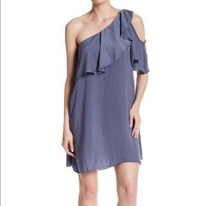 Nordstrom‎ Spirit Of Grace gray one shoulder dress